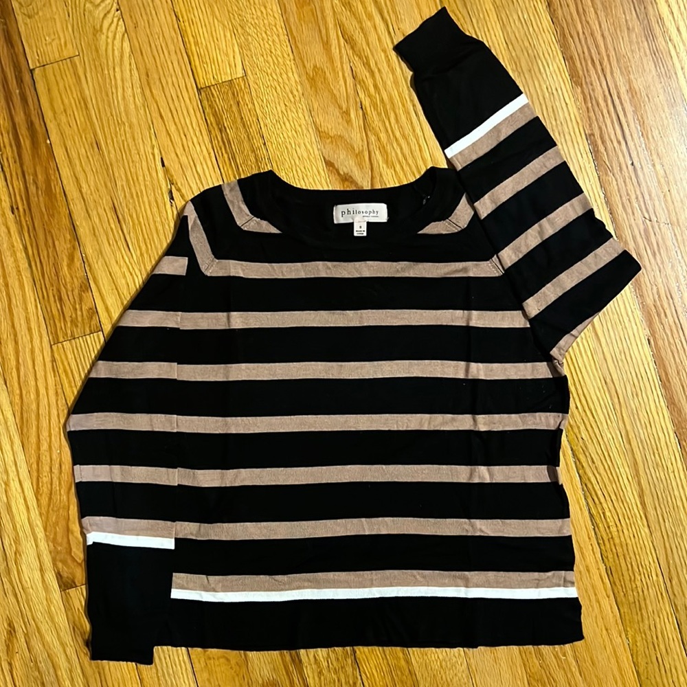 Striped Knit Sweater